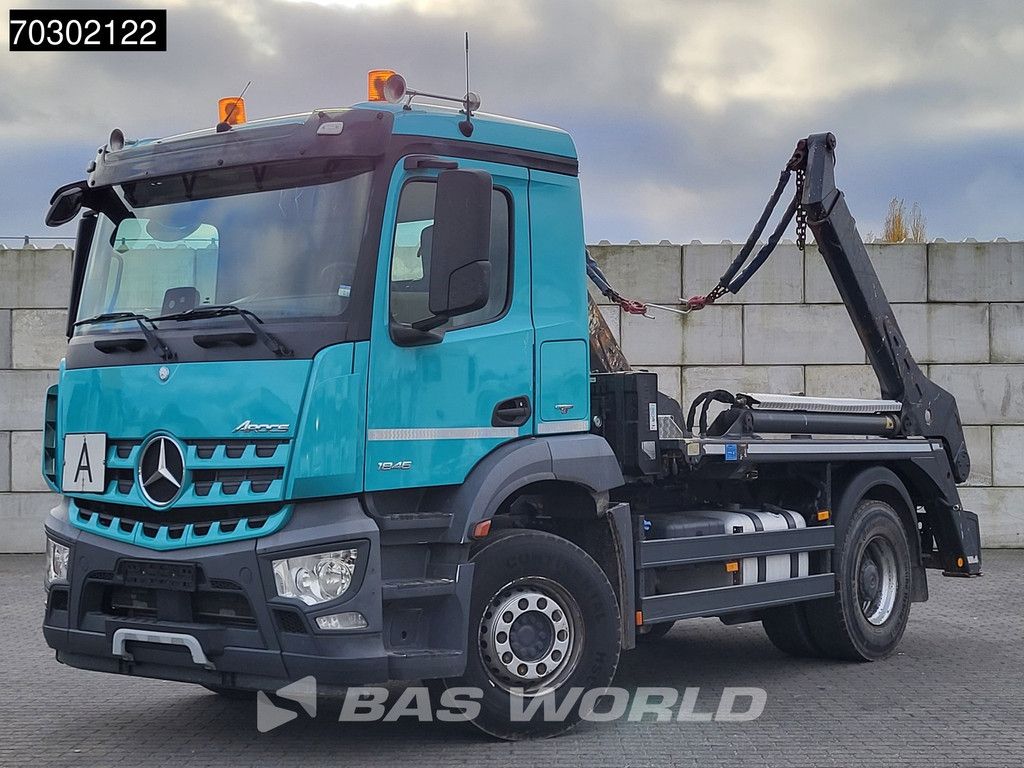 Mercedes Arocs 1846 4X2 13 tons Meiller skiploader Big-Axle Automatic Euro 6