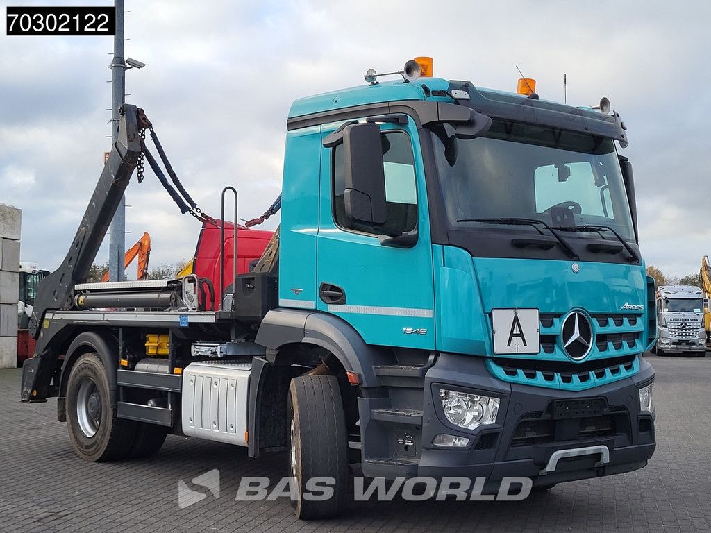 Mercedes Arocs 1846 4X2 13 tons Meiller skiploader Big-Axle Automatic Euro 6