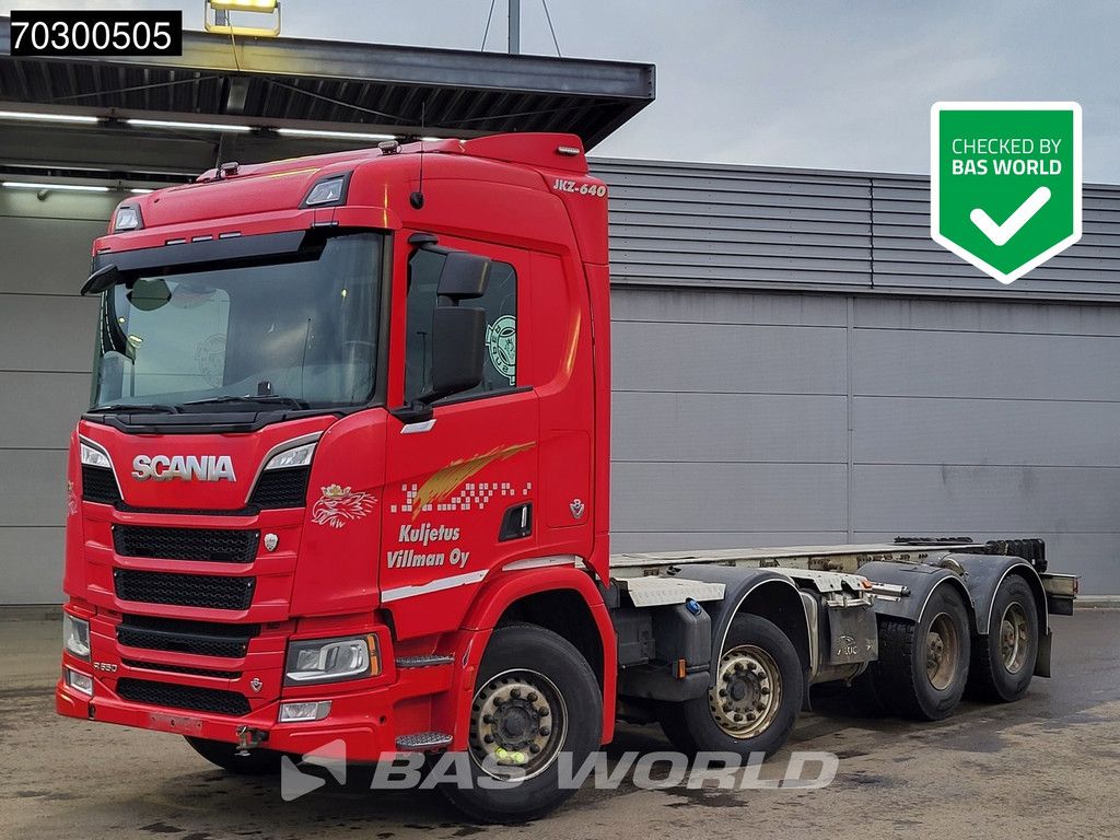 Scania R R650 8X4 8x4 chassis Big-Axle Retarder Semi Automatic Euro 6