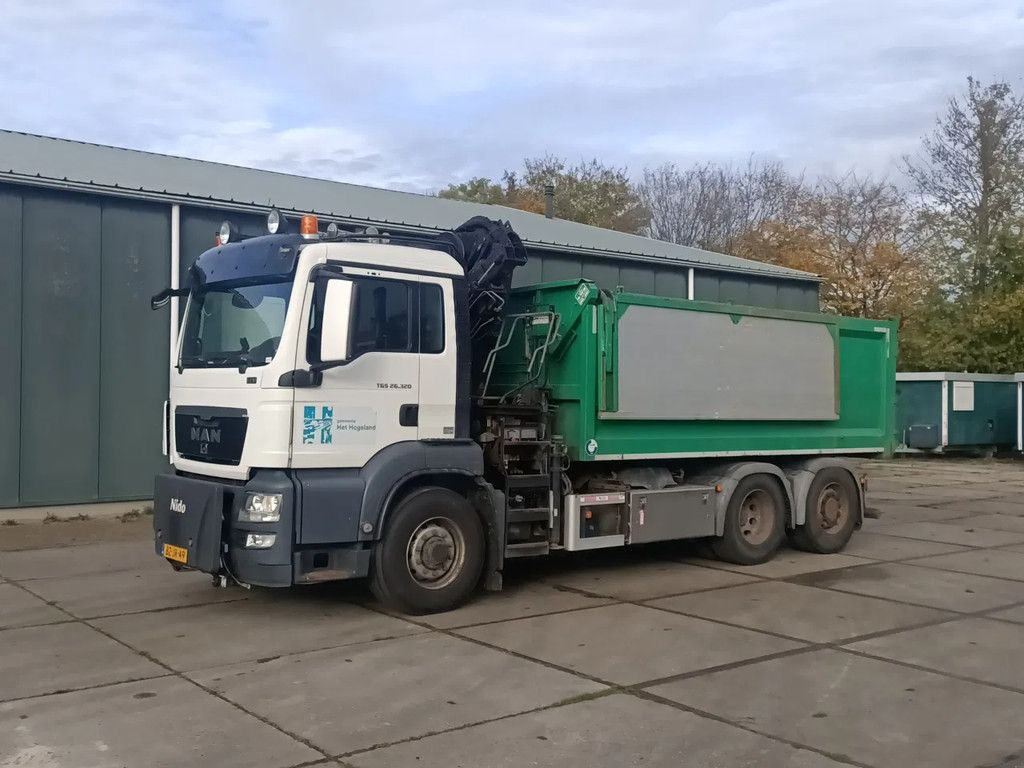 MAN TGS 26.320 TGS 26.320 6X4H-4BL EEV kipper met Hiab laadkraan