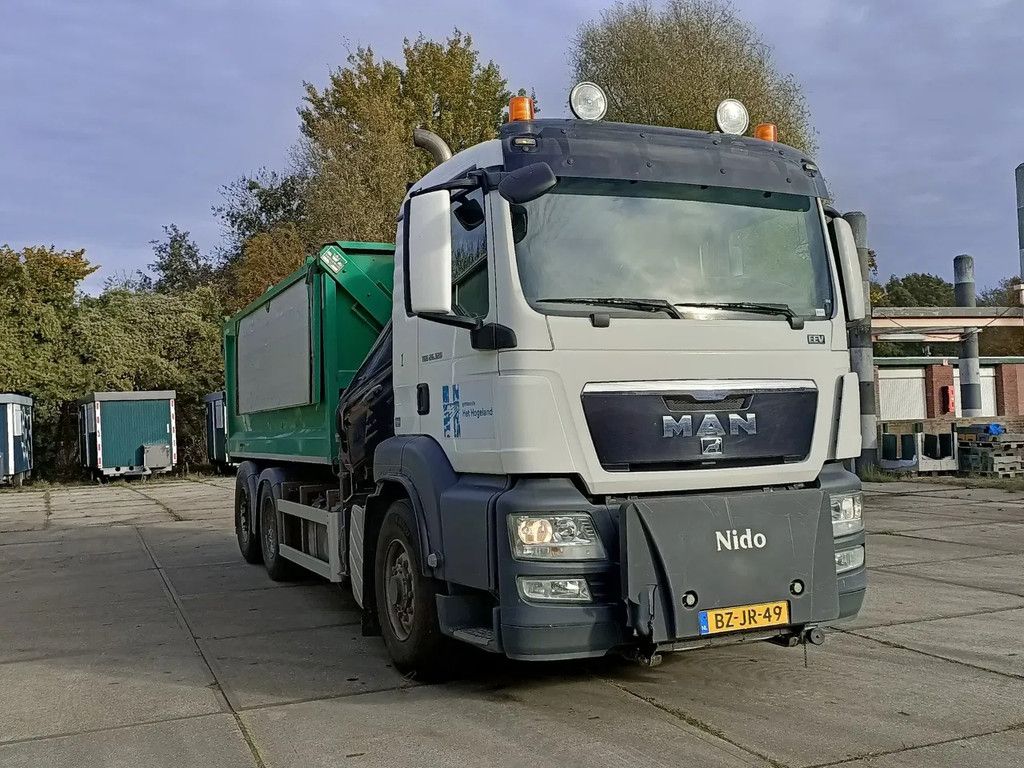 MAN TGS 26.320 TGS 26.320 6X4H-4BL EEV kipper met Hiab laadkraan
