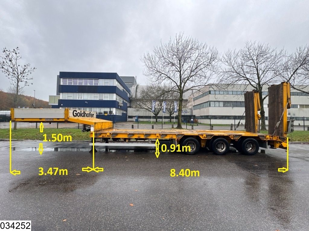Goldhofer Lowbed 48,000 kg, Steering axle