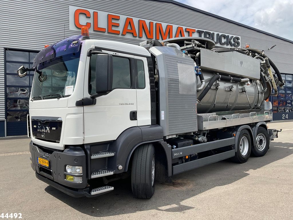 Man TGS 28.440 FFG Flensburger 12,5m³ Saug/Spul combi Waterrecycling