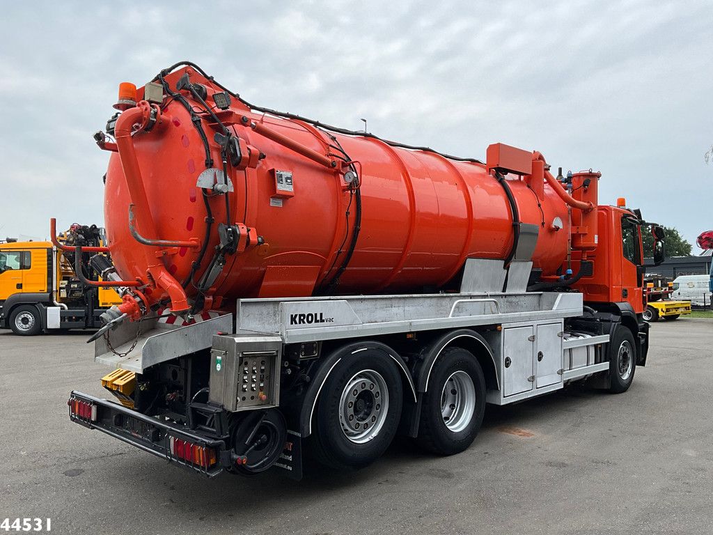 Iveco AD260SY/PS Euro 6 Kroll 13m³ Saug/Spul aufbau