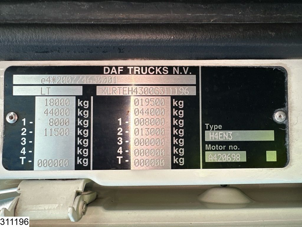 DAF XF 480 EURO 6d, ACC