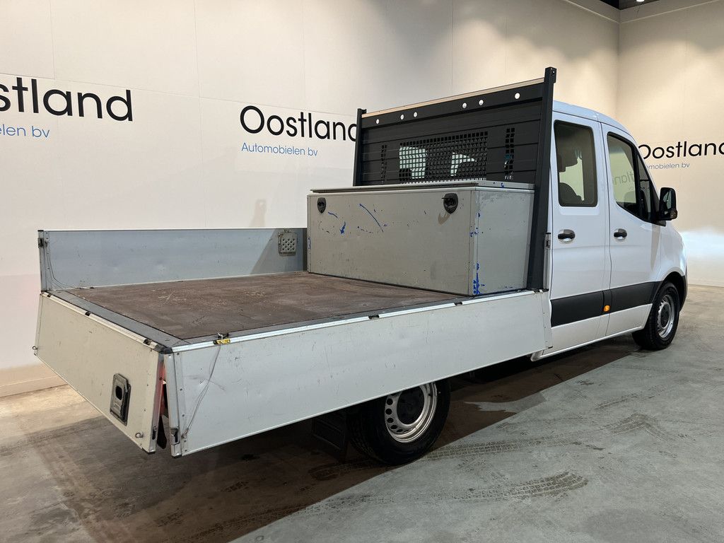 Mercedes-Benz Sprinter 317 CDI L2 RWD DC Dubbel Cabine Open Laadbak / Euro 6 / Trekhaak 3500 KG / Airco / Cruise Control / CarPlay / DC 6 Pers. / 82.000 KM !!