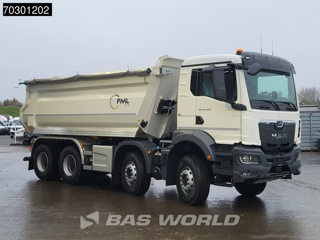 MAN TGS 41.440 8X4 NEW! 20m3 KH Kipper Steelsuspension Big-Axle Automatic Euro 6