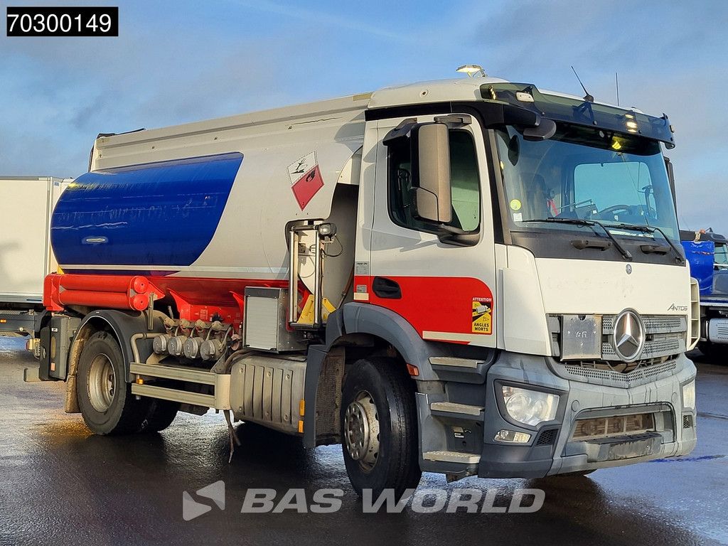 Mercedes Antos 1824 4X2 13.500Liter Fuel tanker ADR Automatic Euro 6
