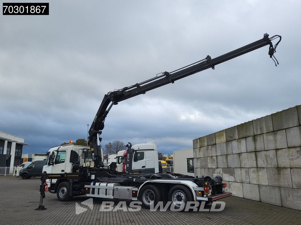 Volvo FMX FMX 370 6X2 HIAB 244 E P-3 Hipro Kran + XR21S56 containersystem Lift+steering