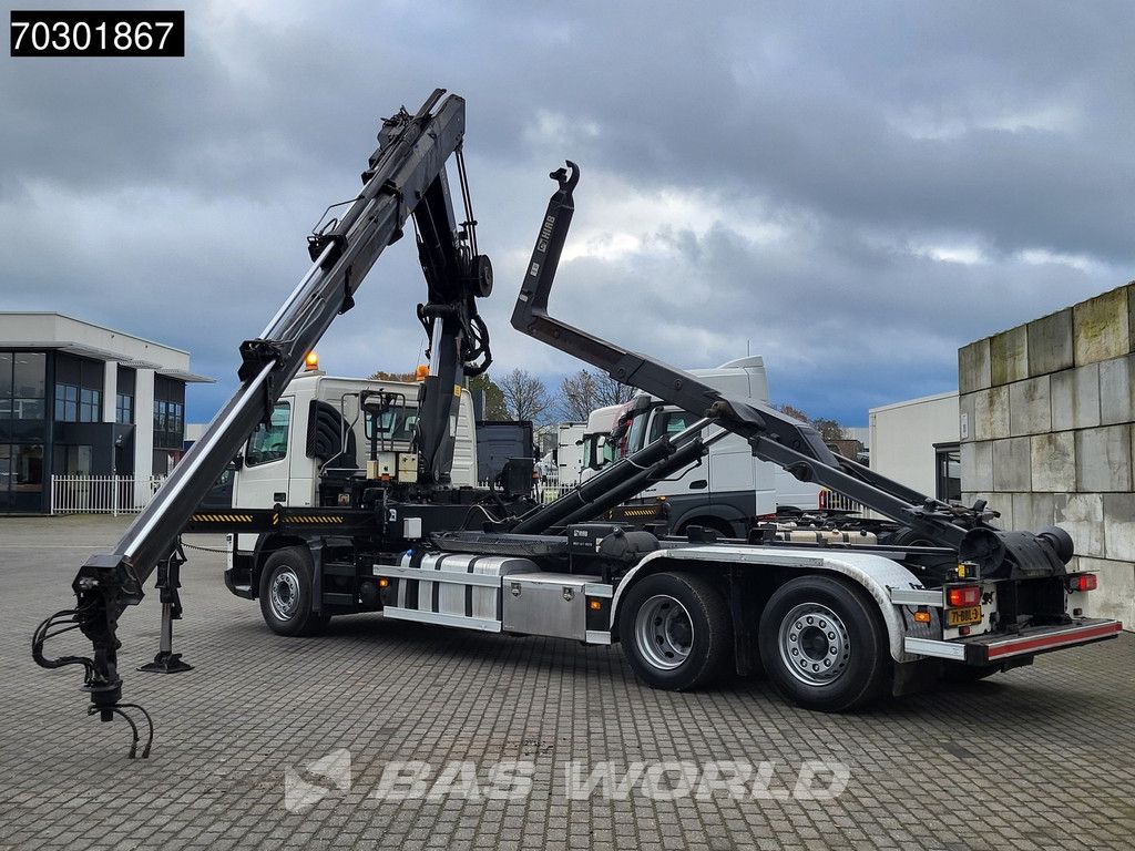 Volvo FMX FMX 370 6X2 HIAB 244 E P-3 Hipro Kran + XR21S56 containersystem Lift+steering