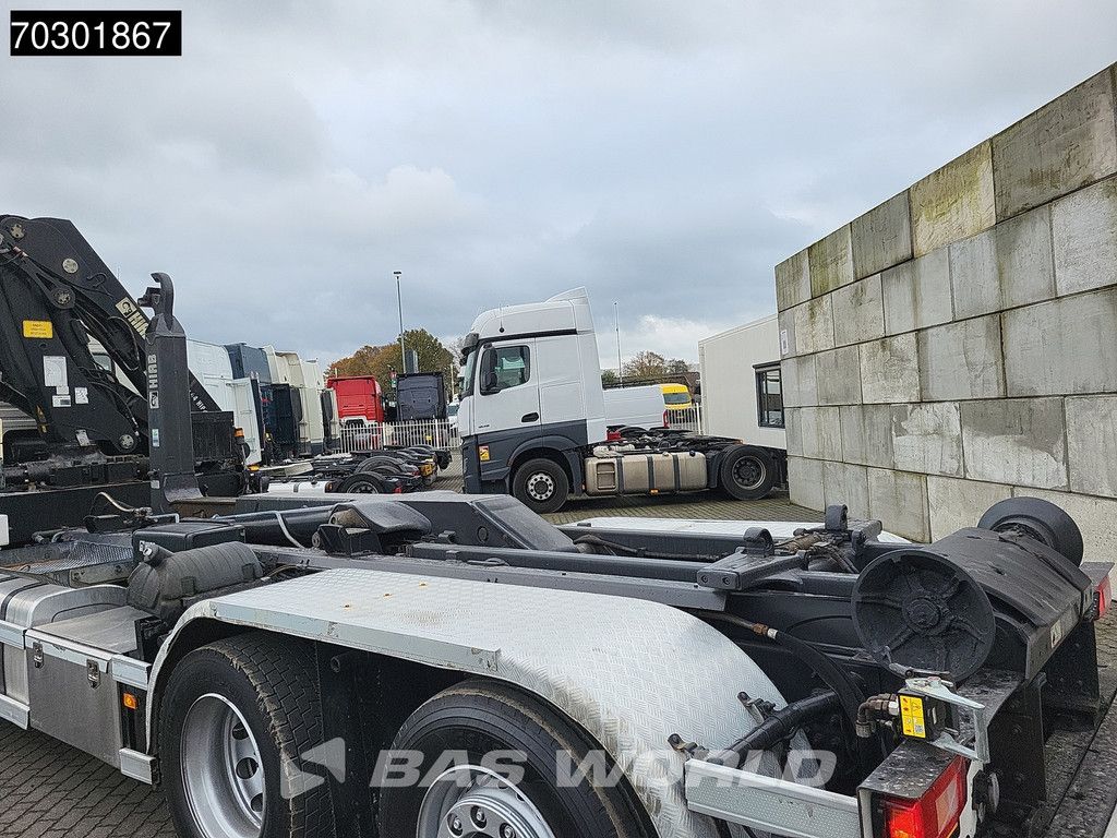 Volvo FMX FMX 370 6X2 HIAB 244 E P-3 Hipro Kran + XR21S56 containersystem Lift+steering