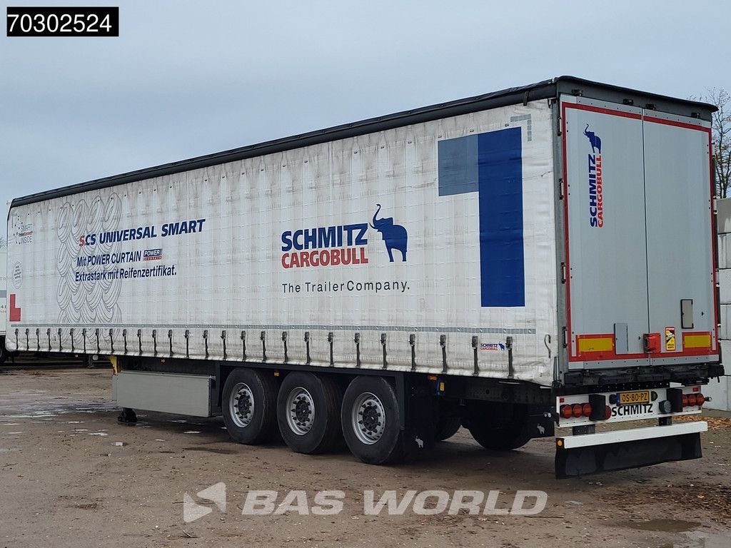 Schmitz - SCB*S3T 3 axles APK 03/26 Lifting + Sliding Roof Anti vandalism Lift Axle