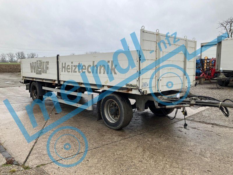 2 Achs Plateau Anhänger