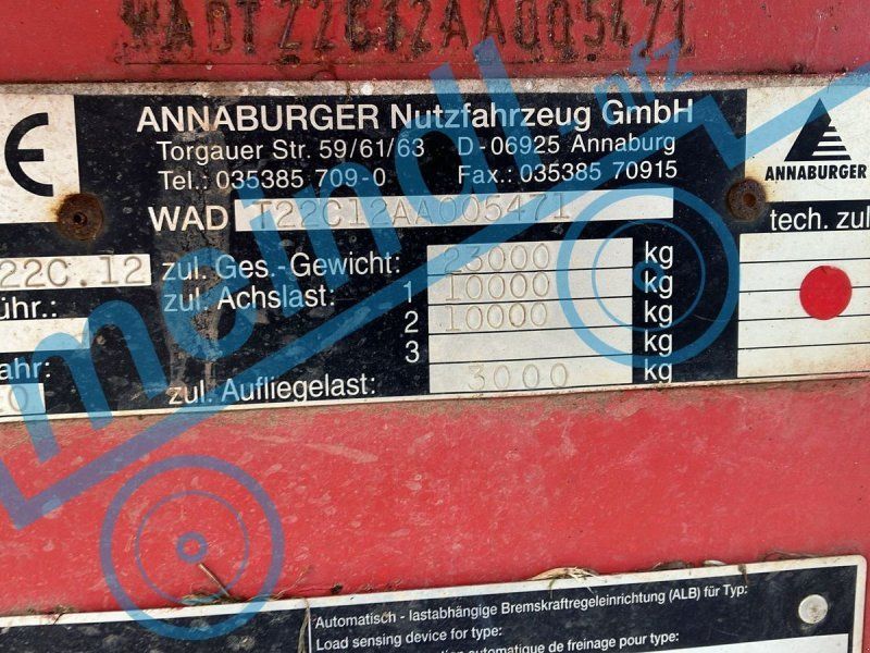 Annaburger HTS 22.12 Muldenkipper