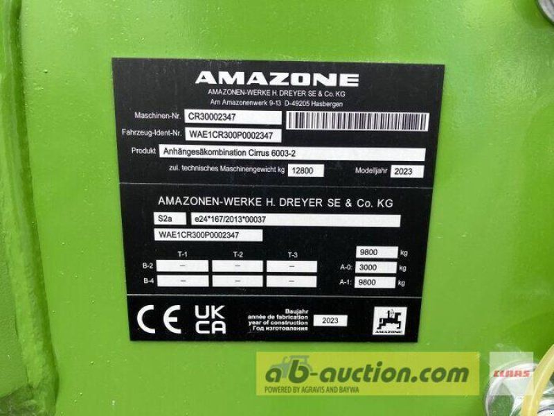 Amazone CIRRUS 6003-2 AmaTron 4