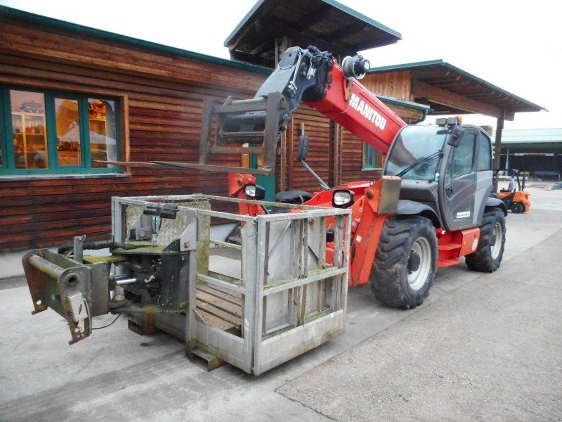 Manitou MT1440 ( 14m 4t ) Arbeitskorb + Gabel