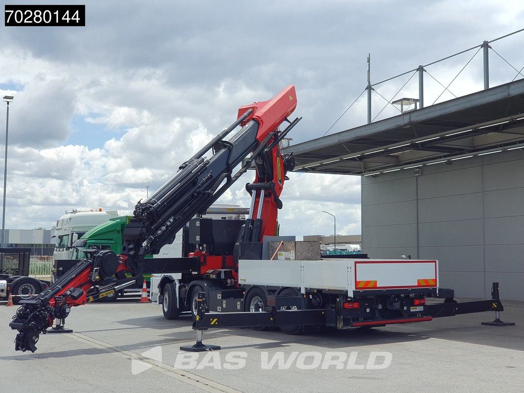 MAN TGS 35.520 8X4 Palfinger PK135.002 TEC 7 Kran Crane Hydrodrive Lift+steering axle Navi LED Euro 6
