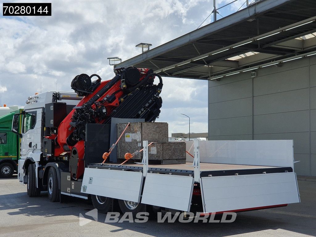 MAN TGS 35.520 8X4 Palfinger PK135.002 TEC 7 Kran Crane Hydrodrive Lift+steering axle Navi LED Euro 6