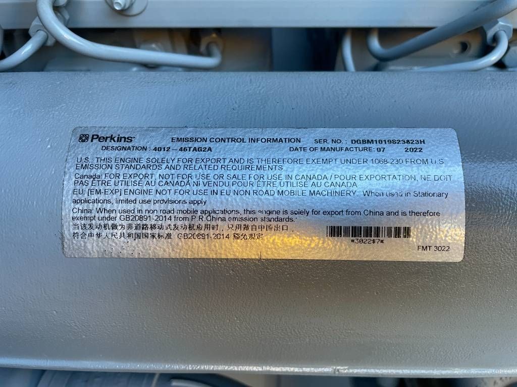 Perkins 4012-46TAG2A - 1.650 kVA Generator - DPX-19823