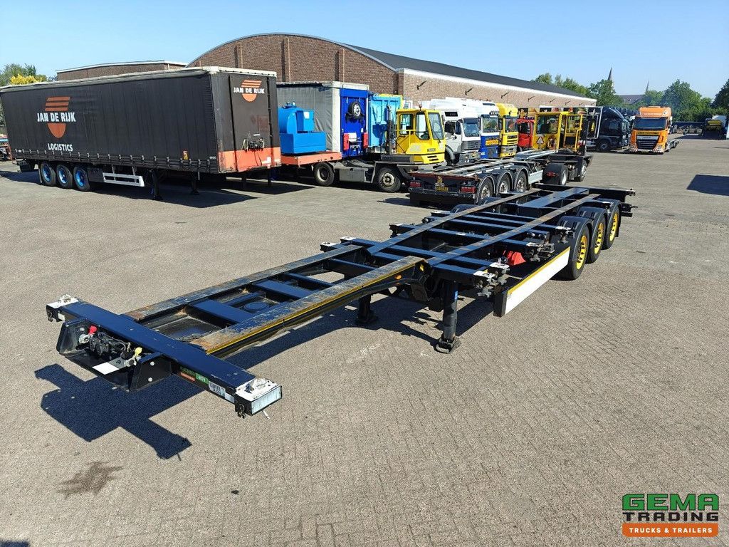 Kögel PORT 40 SIMPLEX 20 3-Axle SAF - Disc Brakes - 20/30/40FT Connection - Rear Slider