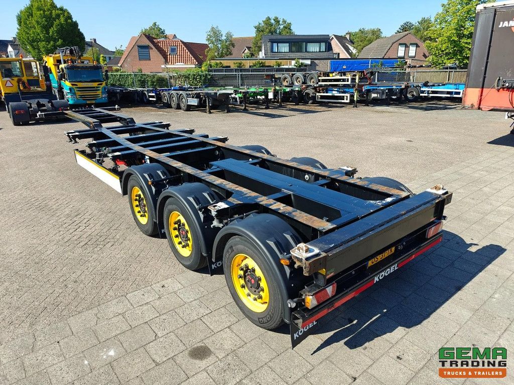 Kögel PORT 40 SIMPLEX 20 3-Axle SAF - Disc Brakes - 20/30/40FT Connection - Rear Slider