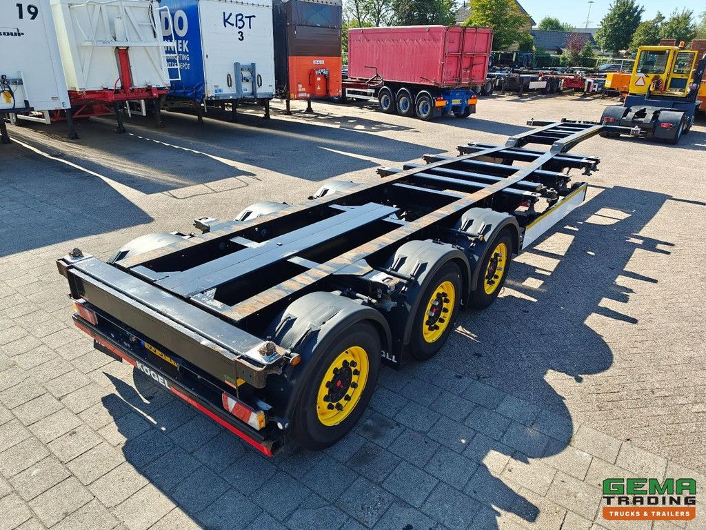 Kögel PORT 40 SIMPLEX 20 3-Axle SAF - Disc Brakes - 20/30/40FT Connection - Rear Slider