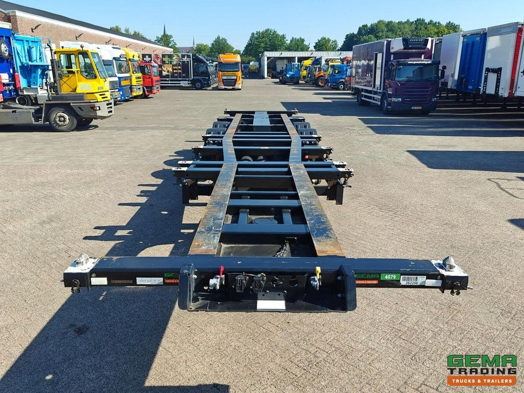 Kögel PORT 40 SIMPLEX 20 3-Axle SAF - Disc Brakes - 20/30/40FT Connection - Rear Slider