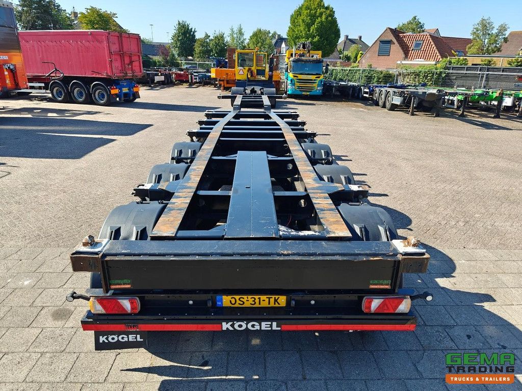 Kögel PORT 40 SIMPLEX 20 3-Axle SAF - Disc Brakes - 20/30/40FT Connection - Rear Slider