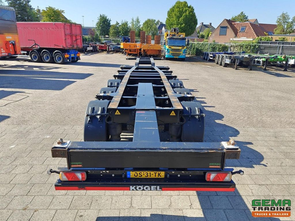 Kögel PORT 40 SIMPLEX 20 3-Axle SAF - Disc Brakes - 20/30/40FT Connection - Rear Slider