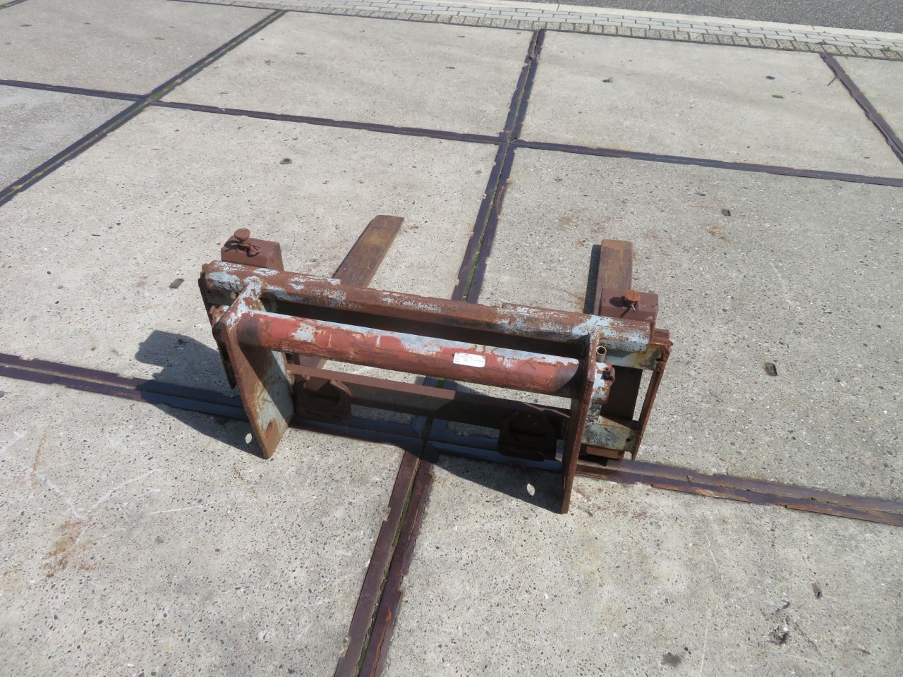 Palletvorken met manitou aansluiting