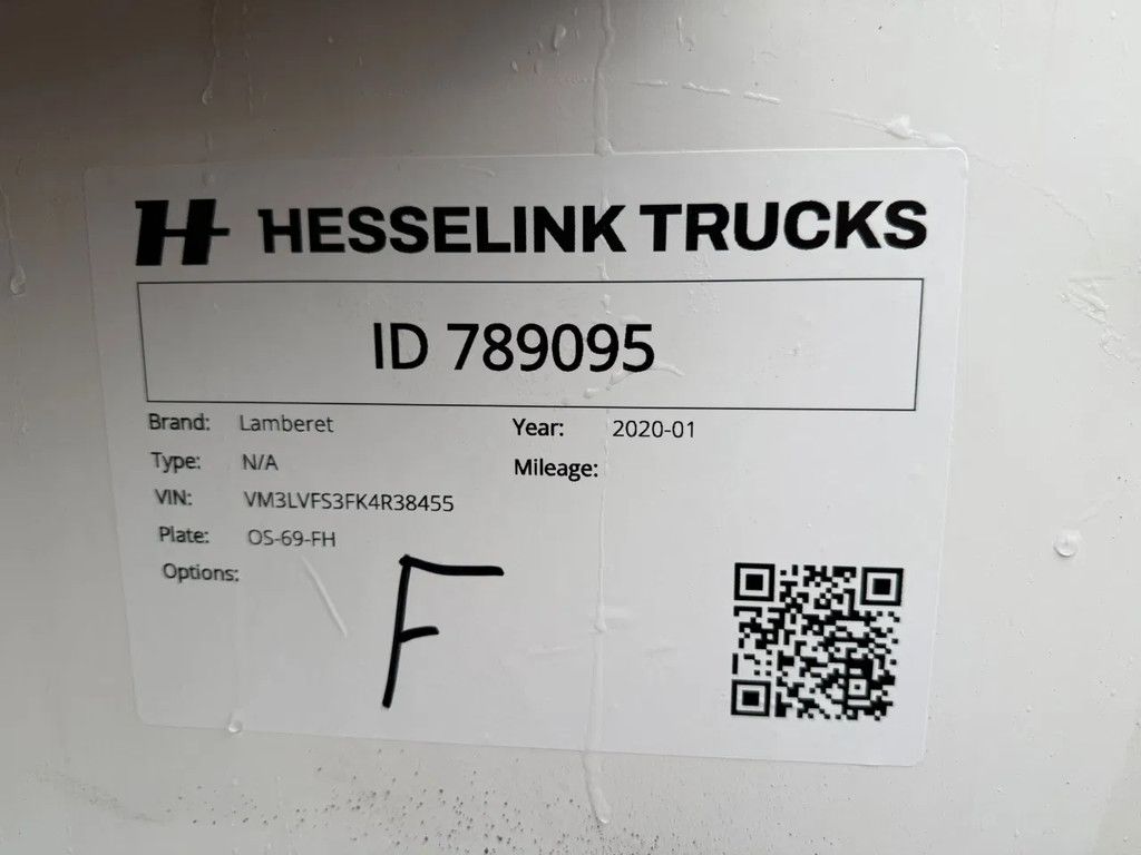 LAMBERET Thermo King SLXi Spectrum Multi-temp Trennwand Palletkisten