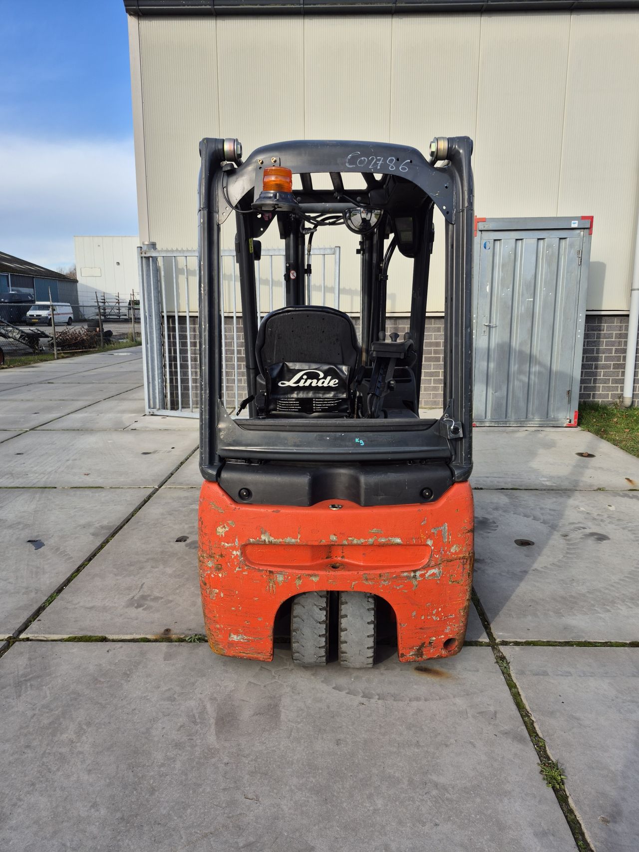 Linde E18-01 triplex sideshift 4.130 mm bj 2012 3832 uur