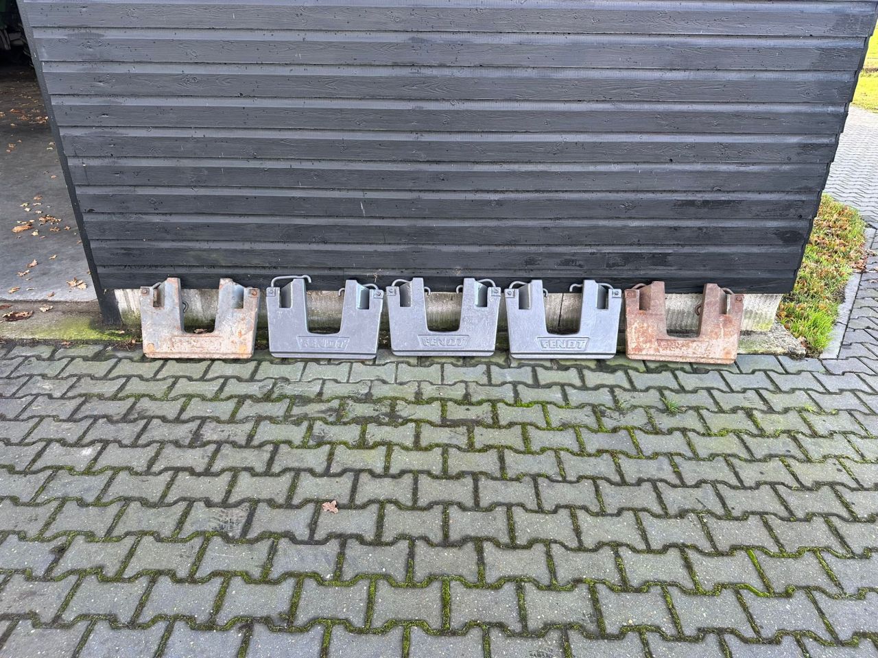 Fendt frontgewichten ondertrekhaak kipperknobbel