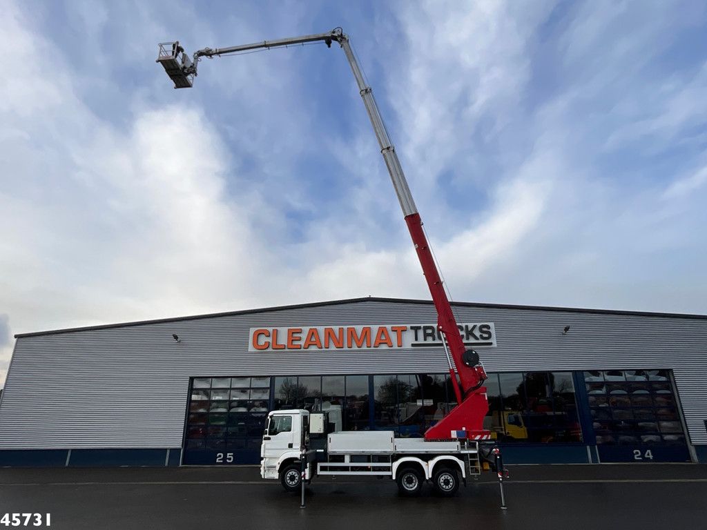 MAN TGM 26.320 Euro 6 Bocker hoogwerker met Jib 46 meter Just 33.833 km!