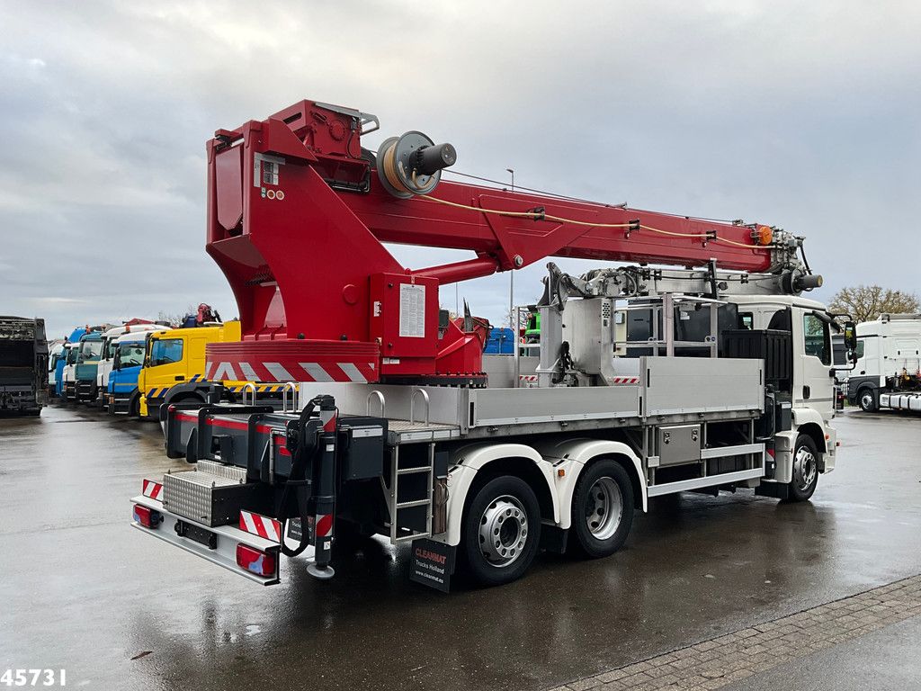 MAN TGM 26.320 Euro 6 Bocker hoogwerker met Jib 46 meter Just 33.833 km!