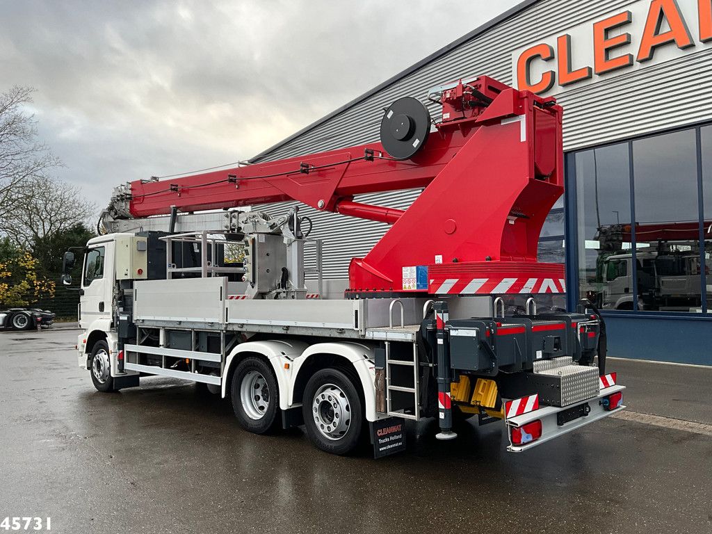 MAN TGM 26.320 Euro 6 Bocker hoogwerker met Jib 46 meter Just 33.833 km!