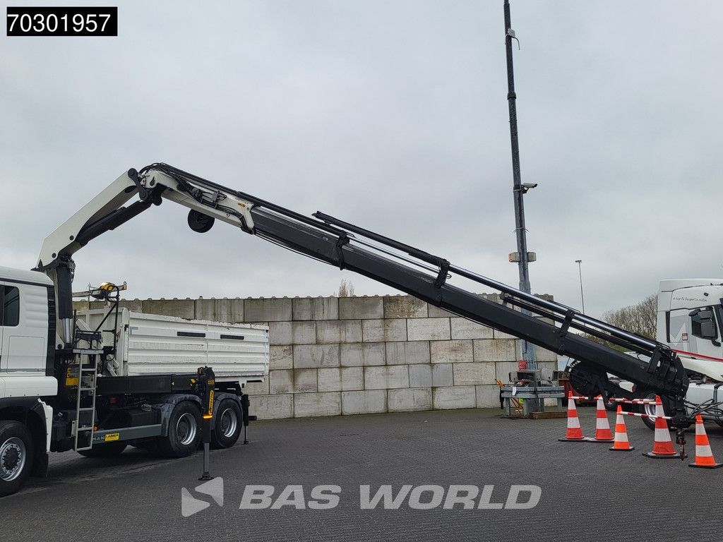 MAN TGS 33.420 6X6 Palfinger PK33002 EH Crane 12m3 tipper Manual Retarder Big-Axle Euro 6