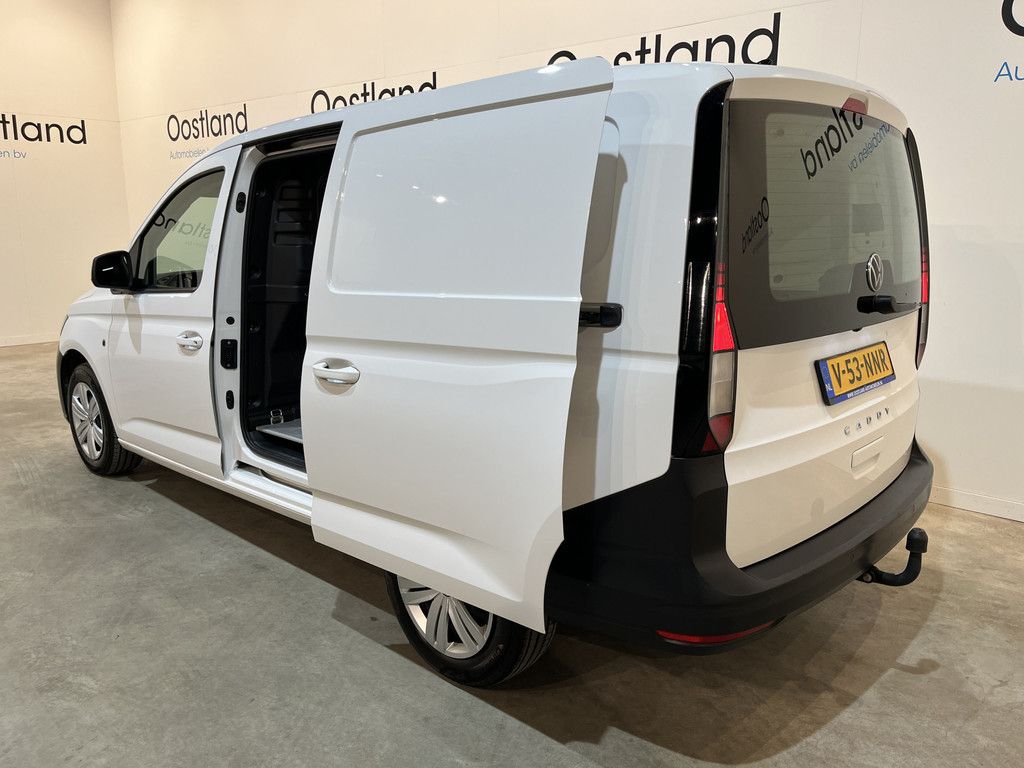 Volkswagen Caddy Maxi 2.0 TDI 123 PK Automaat / Euro 6 / Airco / Schuifdeur L + R / Cruise Control / Trekhaak / CarPlay / Camera / Klep / Stoelverwarming / 61.300 KM !!