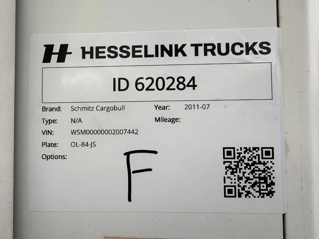 Schmitz Cargobull Carrier vector 1850 Frigo AS-2 Liftas Stuuras 2000KG LBW APK/ 31-03-2026