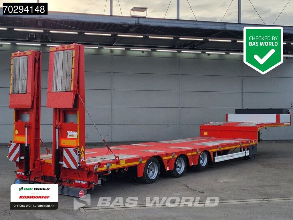 Kässbohrer LB3E 3 assen Steering+Lift Axle Extendable Ramps