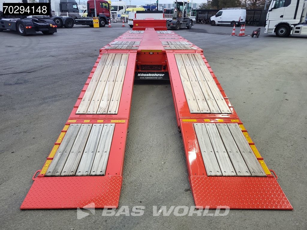 Kässbohrer LB3E 3 assen Steering+Lift Axle Extendable Ramps