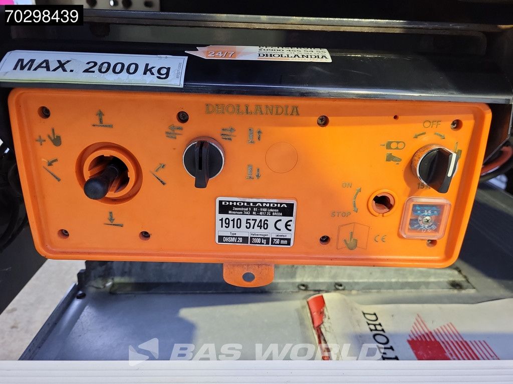 DAF CF CF 450 4X2 BDF truck 2000kg Ladebordwand Air suspension Automatic Euro 6