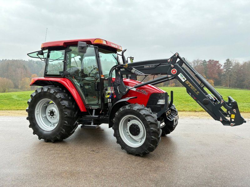 Case JX 70U mit Stoll-Industriefrontlader, original 2100 BStd.