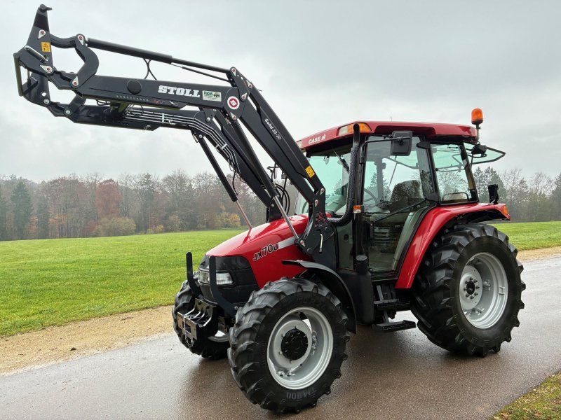 Case JX 70U mit Stoll-Industriefrontlader, original 2100 BStd.