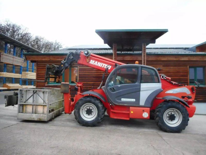 Manitou mt1440 ( 14m 4t ) arbeitskorb + gabel