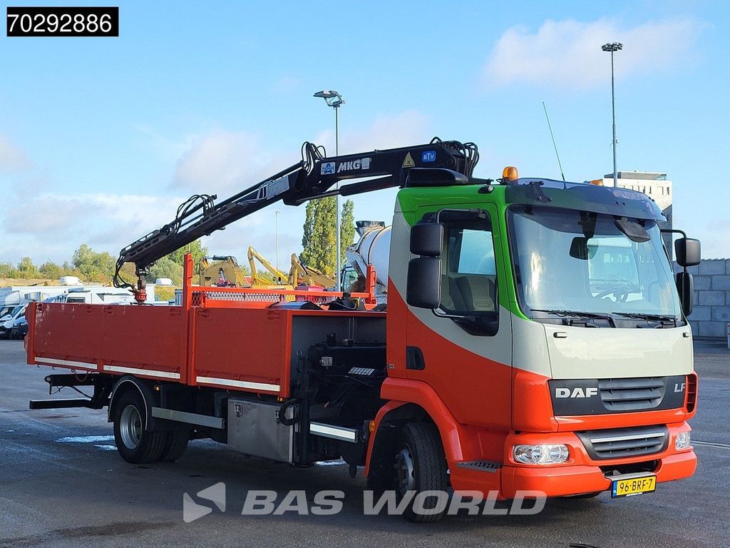 DAF LF LF45.210 4X2 MKG HLK 66 Crane Kran 5m3 tipper Manual Euro 5