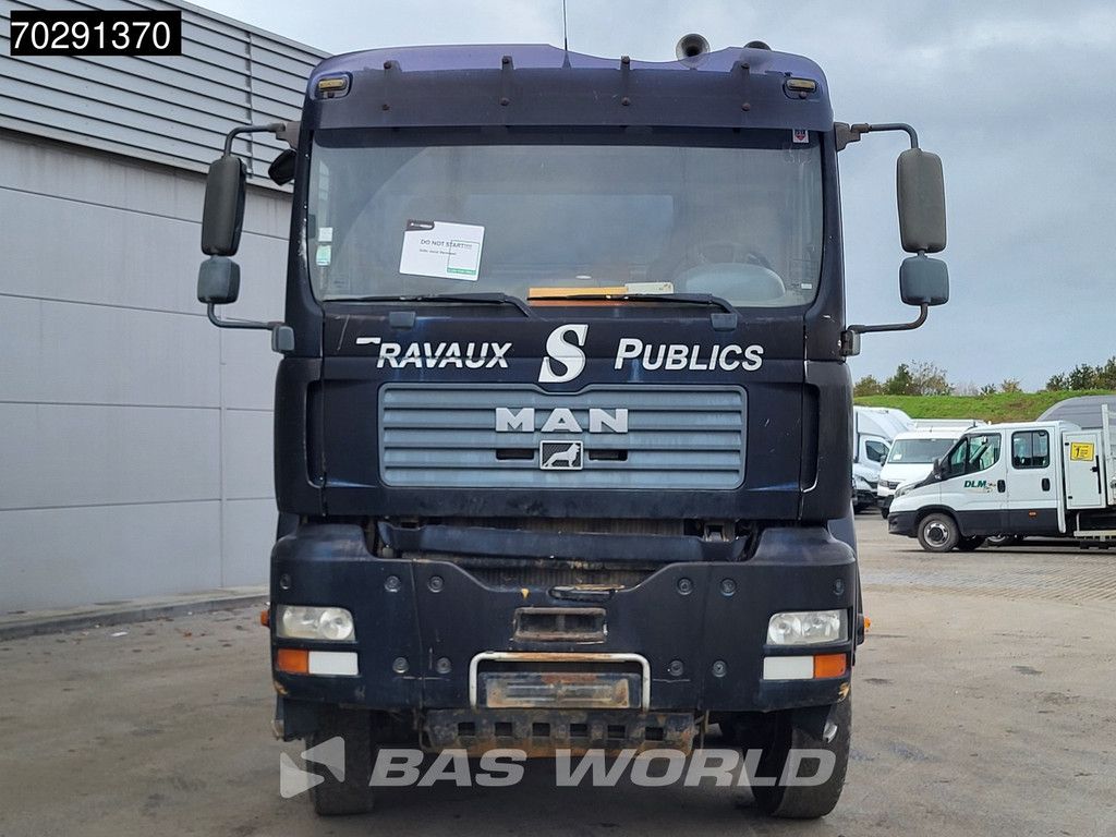 MAN TGA 35.480 8X4 BROKEN ENGINE! 16m3 tipper Steel suspension Manual Retarder Euro 2