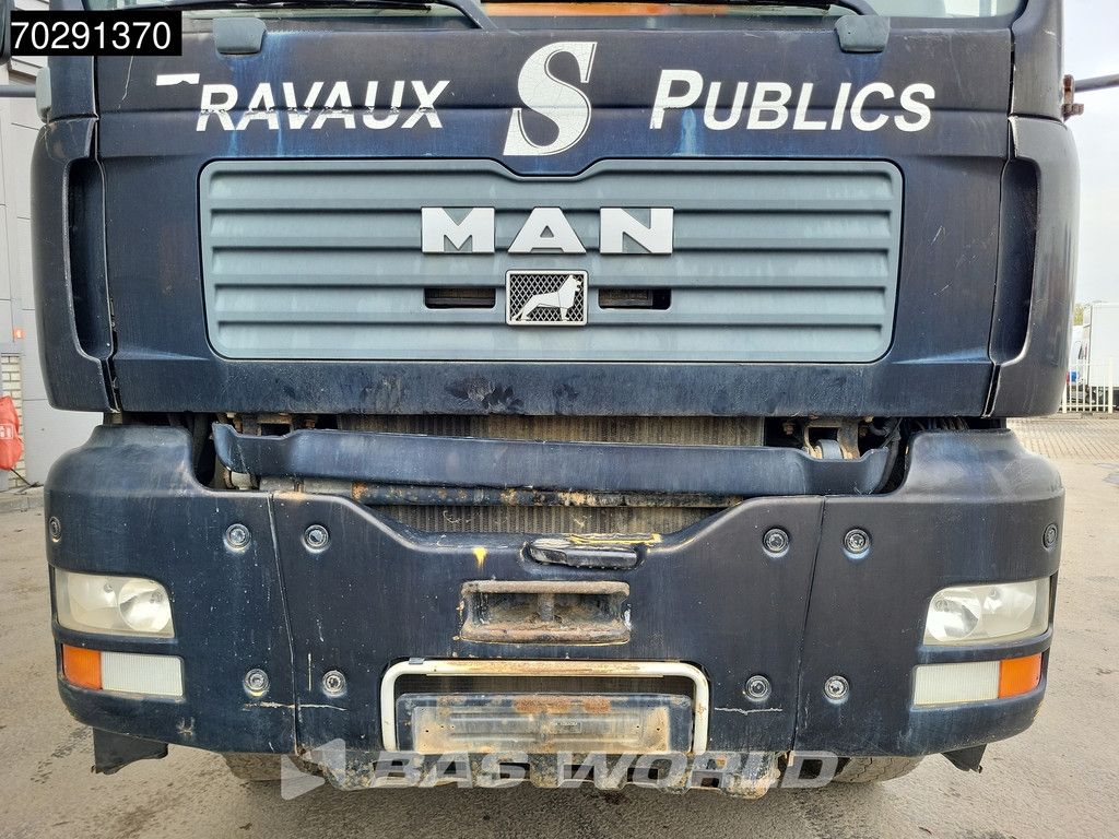 MAN TGA 35.480 8X4 BROKEN ENGINE! 16m3 tipper Steel suspension Manual Retarder Euro 2