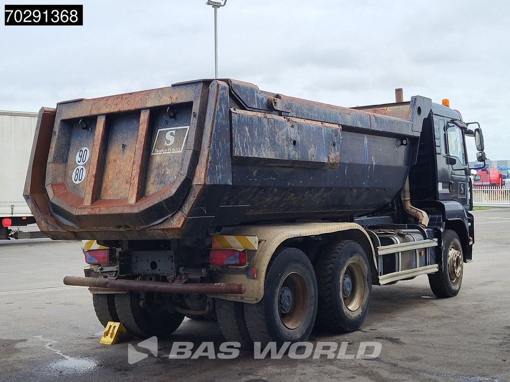 MAN TGA 33.360 6X4 BROKEN ENGINE 13m3 Meiller tipper Steel suspension Manual Euro 4