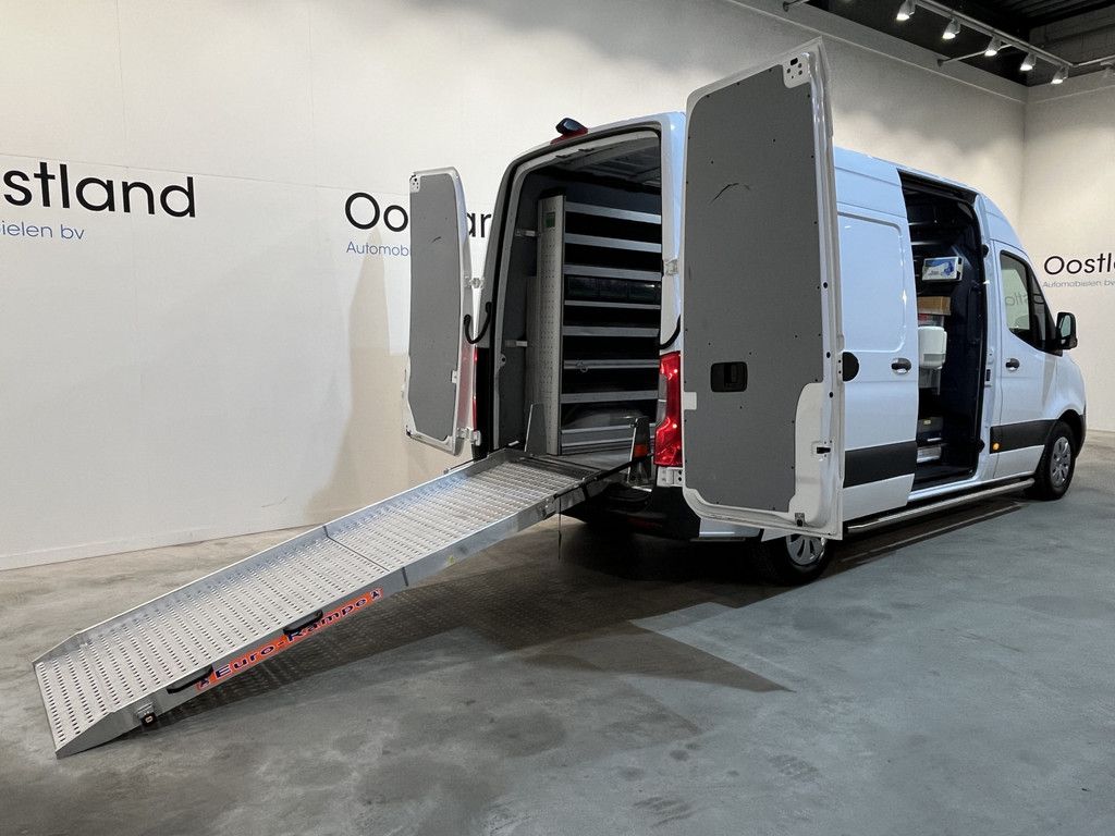 Mercedes-Benz Sprinter 311 CDI L2H2 RWD / Euro 6 / Servicebus / Bott inrichting / 220V / Airco / Oprijplaat / Compressor / CarPlay / Camera
